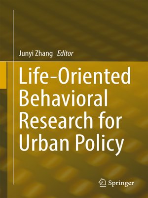 cover image of Life-Oriented Behavioral Research for Urban Policy